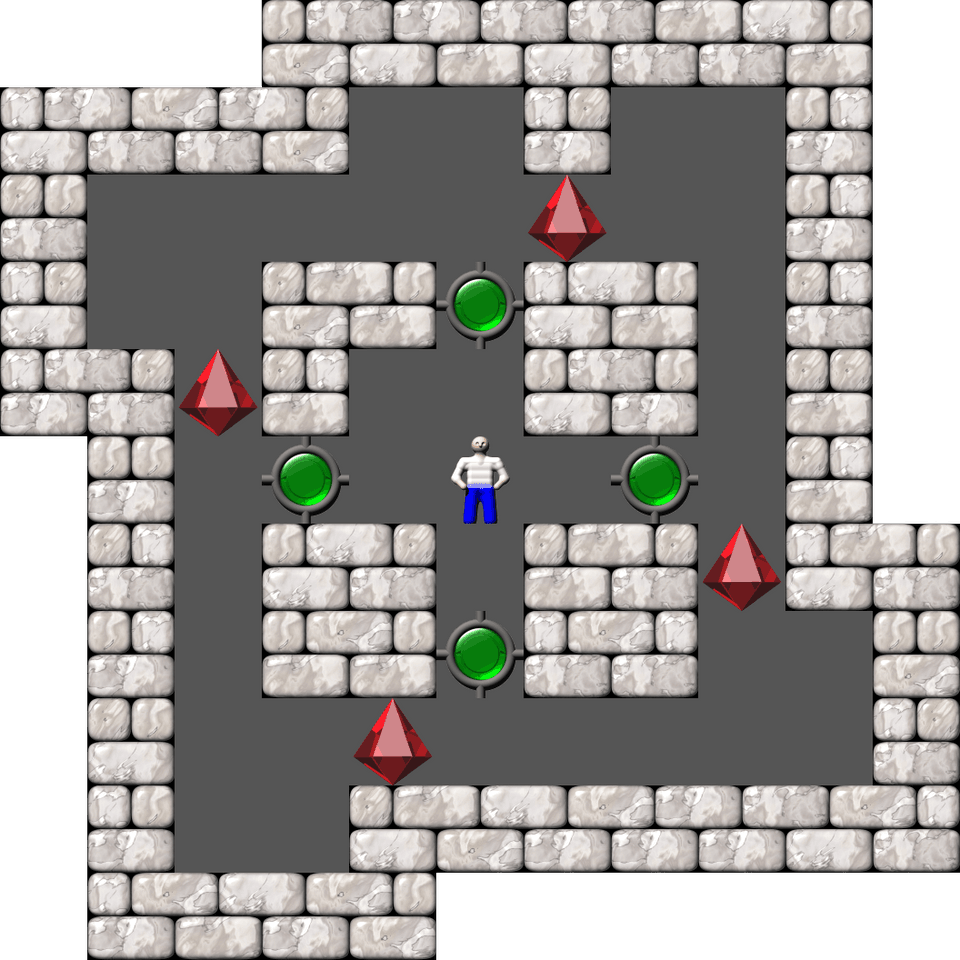 Sokoban SokoMind level 44