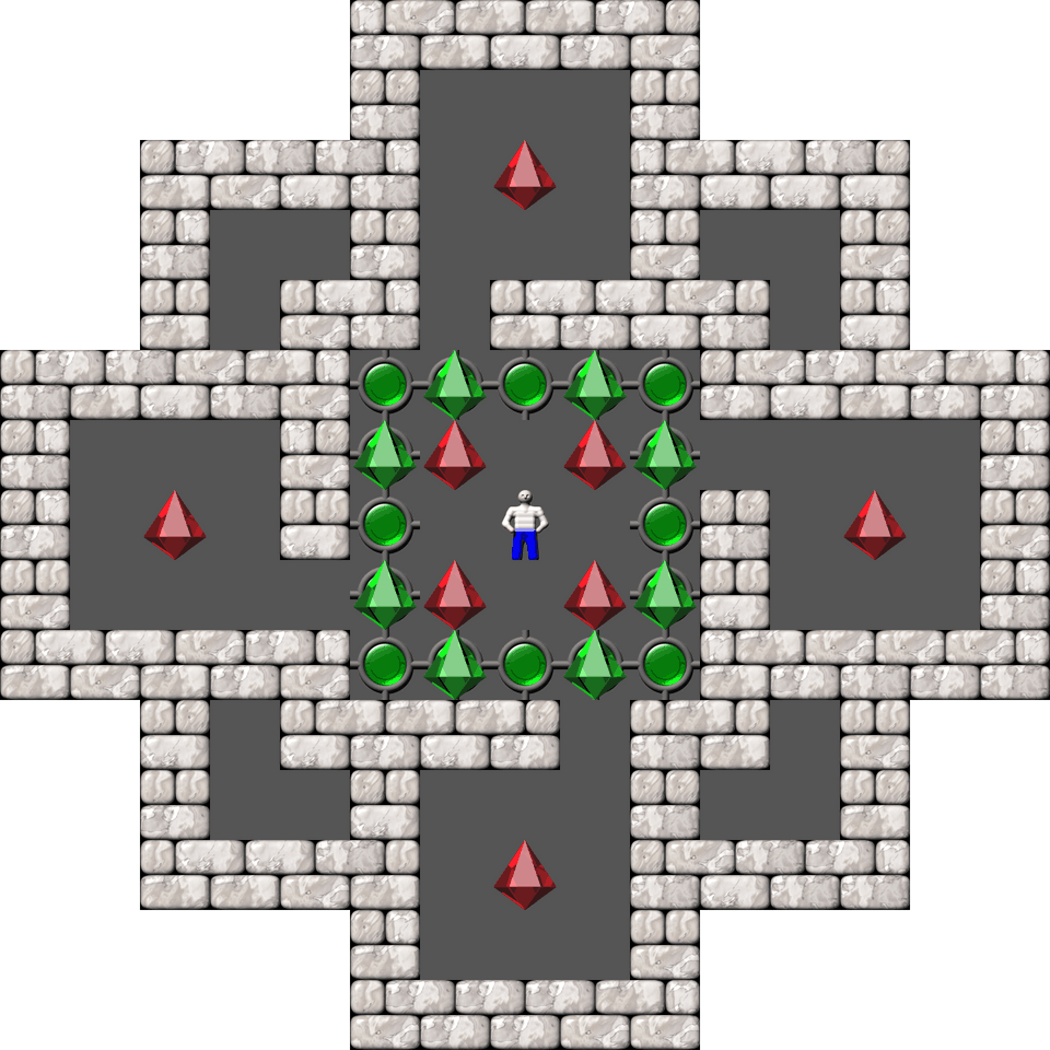 Sokoban SokoStation level 16