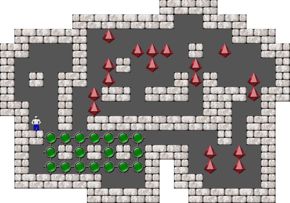 Sokoban Sonic level 25