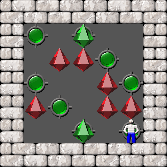 Sokoban Squared level 33