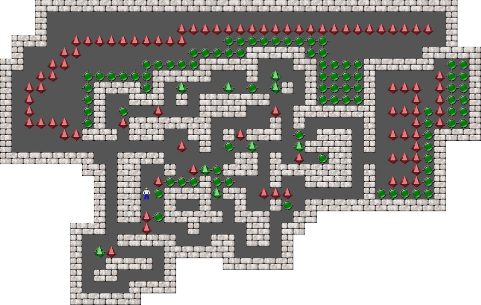 Sokoban Unico level 12