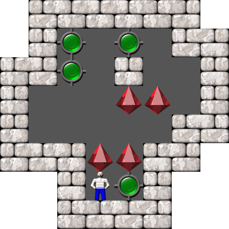 Sokoban V2009 level 110