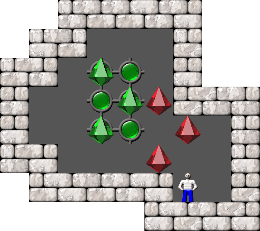 Sokoban V2009 level 87