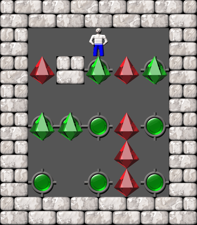 Sokoban Warehouse level 303