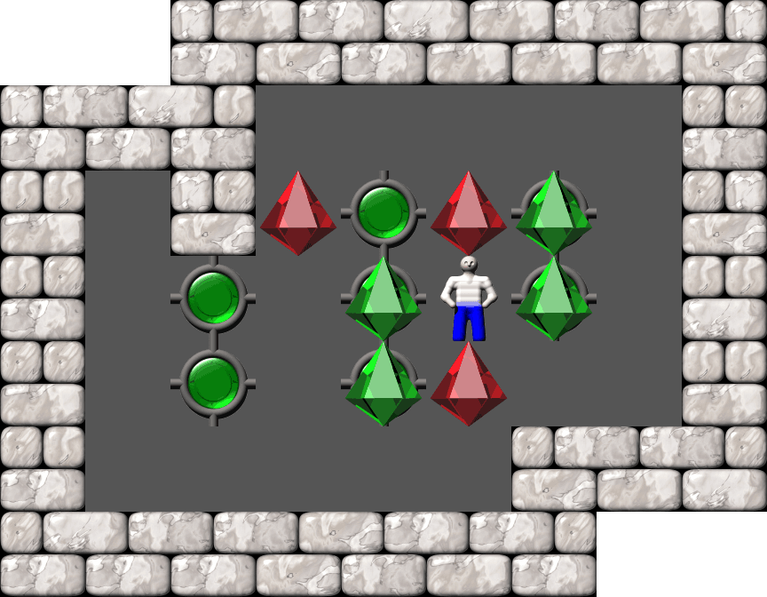 Sokoban Warehouse level 326