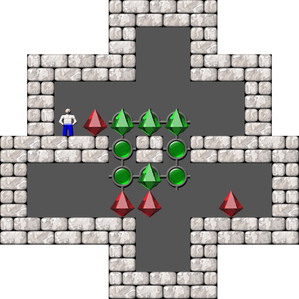 Sokoban Warehouse level 359