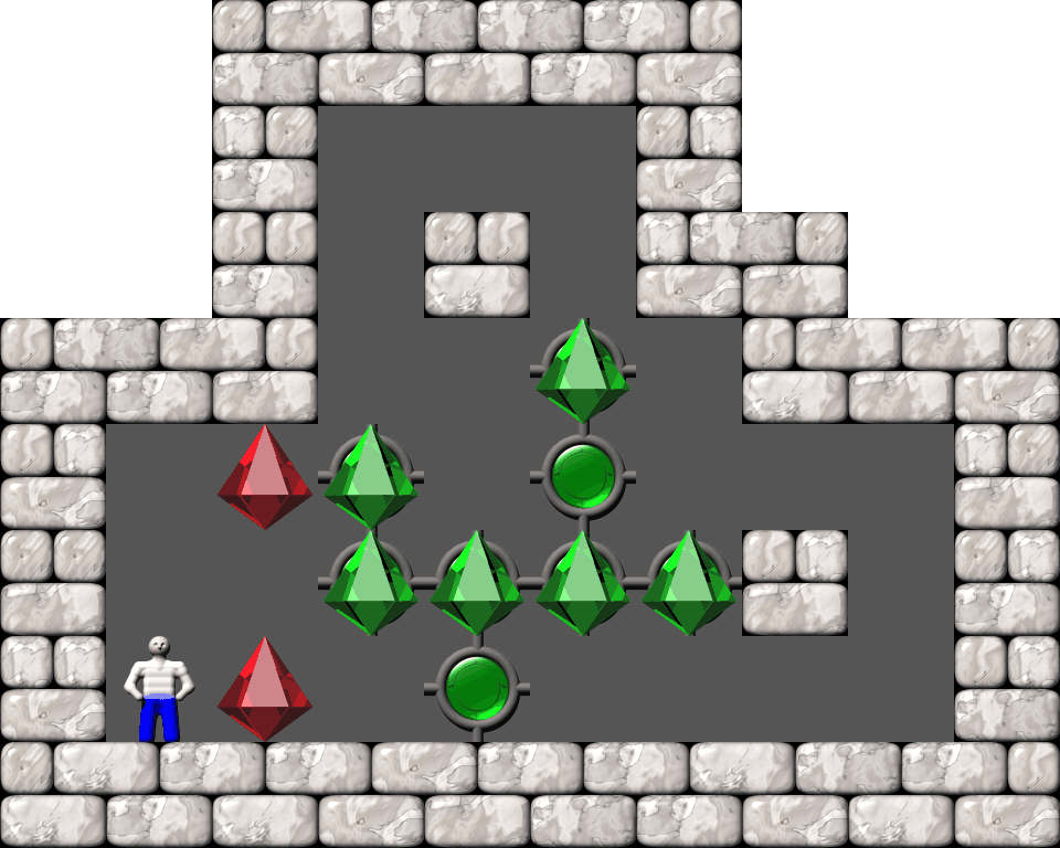 Sokoban Warehouse level 48